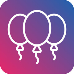 Balloons Icon Style