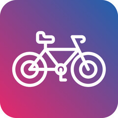 Bicycle Icon Style © designing ocean