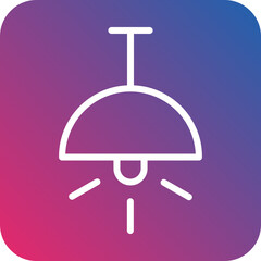 Pendant Light Icon Style © designing ocean