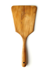 Top View of a Handcrafted Wooden Pizza Peel