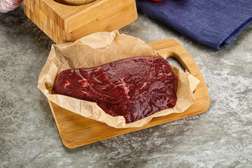 Raw beef shouler for cooking