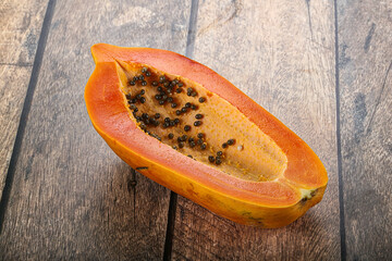 Sweet and juicy tropical papaya