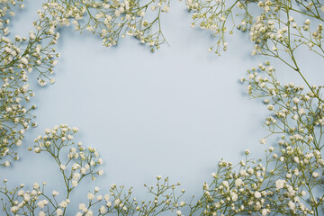 Space for copy background and flower decoration