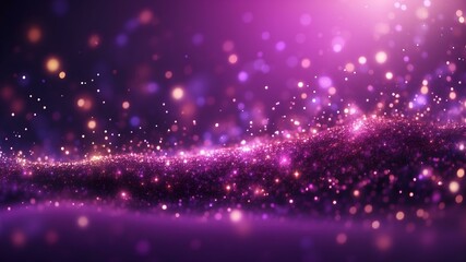 Fototapeta na wymiar A vibrant blur of magenta and lilac glitter, swirling together in a mesmerizing display of light and beauty