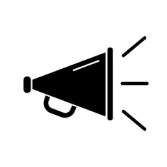 Megaphone Icon Vector Logo Design Template
