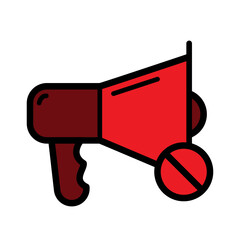 Megaphone Icon Vector Logo Design Template