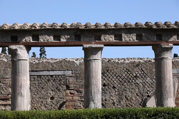Fototapeta premium herculaneum ruins, ercolano, italy, pompeii