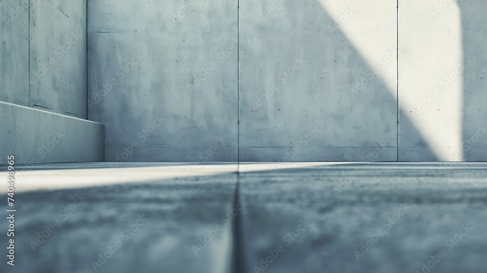 Poster a fragment of an urban concrete wall of a building and an asphalt sidewalk, a building facade, a template or source : Generative AI