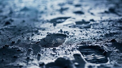 Step on the moon Elements of this image  : Generative AI