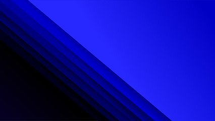 Overlay blue geometric shapes with glow copy space background