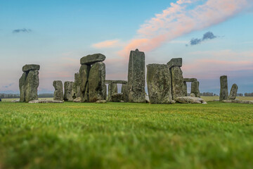 View of Stonehenge monument in United Kingdom - 740505902