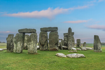 View of Stonehenge monument in United Kingdom - 740505915