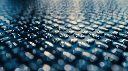 Fototapeta premium dark metal background, steel texture with diamond print. : Generative AI