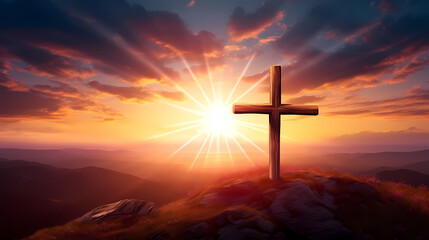 Fototapeta na wymiar cross background,christian cross