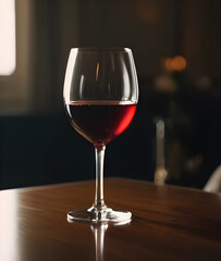 red wine in a glass
