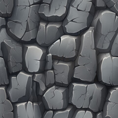 Fototapeta premium Create a hand painted stylized texture of rock generatted AI