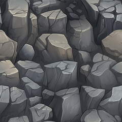 Create a hand painted stylized texture of rock generatted AI