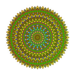 spiritual symbol round ornament mandala