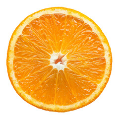 Orange, transparent background, isolated image, generative AI