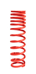 Red rear shock absorber spring