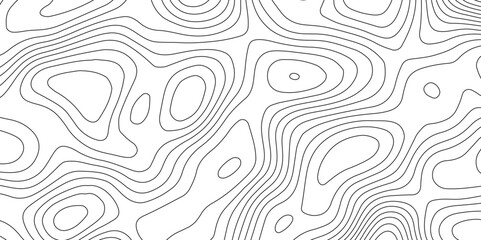Fototapeta na wymiar Abstract design with seamless pattern with lines topographic map. geographic mountain relief. retro topographic map. geographic contour map paper texture. terrain path isolated on a white background.