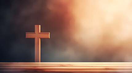 Christian cross, abstract Christian cross painting art