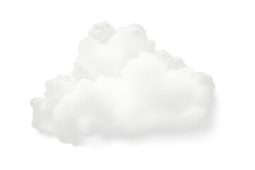 realistic white cloud fog overlay isolated on the transparent background	