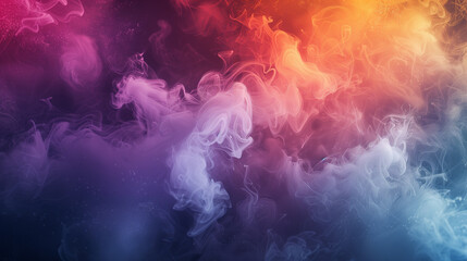 Abstract equations materializing in a haze of high-definition smoke