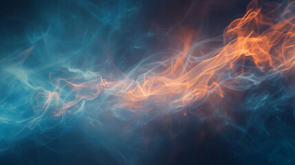 Abstract equations materializing in a haze of high-definition smoke - obrazy, fototapety, plakaty