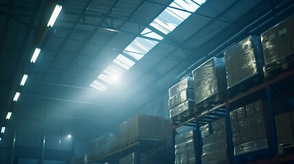 warehouse interior : Generative AI