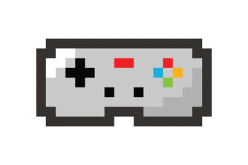 Obraz premium Console Game Retro Sticker Design