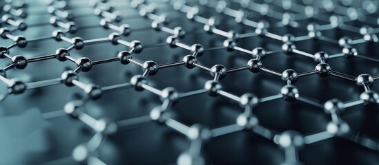 Fototapeta premium Exploring the Intricacies of Molecular Structures: A Complex Network of Interconnected Molecules