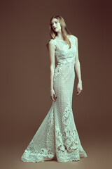 wedding lace dress