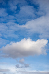Closeup of beautiful cloudy sky background - 740522354
