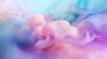 Ethereal wisps of color swirling gently in a tranquil sea of pastel tones