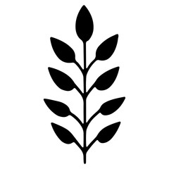 A modern take on botanical elegance: black and white illustration with a focus on texture and pattern for creative projects.