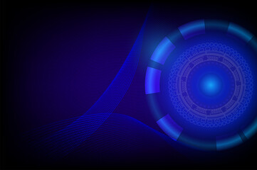 Abstract technology backgrounds by wave lines background. Curve modern pattern. Vector illustration 