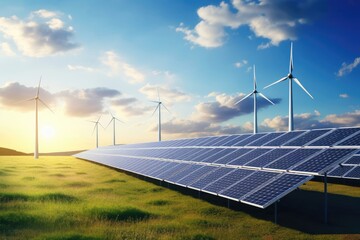 Sustainable energy solutions: solar panels, wind turbines, and smart homes