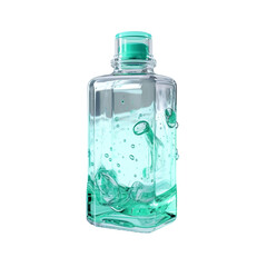 Mouthwash isolated on transparent background