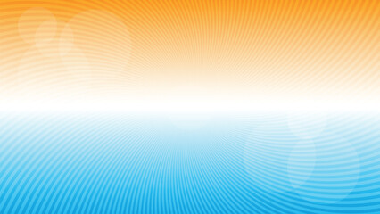 Abstract summer beach background illustration three colors gradient business backdrop with spiral waves vector banner