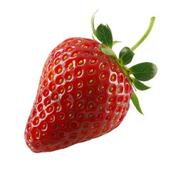 Strawberry, transparent background, isolated image, generative AI