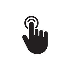 Finger touch icon 