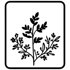 Add a touch of sophistication to your home decor or interior design ventures with elegant floral art presented in a monochrome palette.