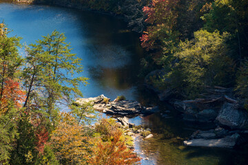 Naklejka na ściany i meble Obed Wild & Scenic River in the Cumberland Plateau in Tennessee