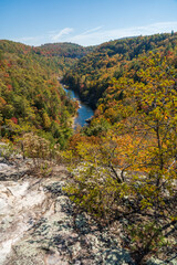 Fototapeta na wymiar Obed Wild & Scenic River in the Cumberland Plateau in Tennessee