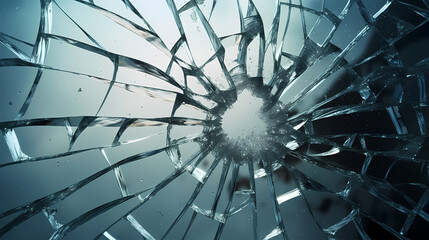 Epic wallpaper inspired by broken glass scenes