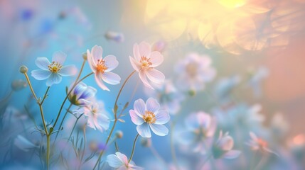 Fototapeta na wymiar Beautiful background of spring flowers