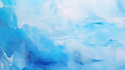 Beautiful color abstract background from mixied water and oil. Pastel colored abstraction. Blue and white background