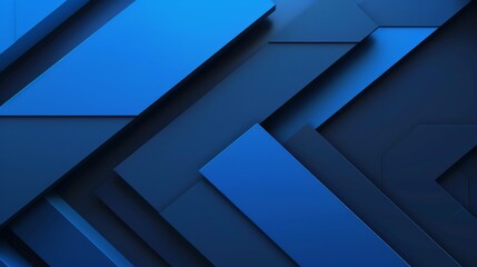 Arrow Highlighted by Striking Electric Blue Color with Lighter Blue Stripe running along its Center - Enhancing Dimensional Appearance Blue Set Background created with Generative AI Technology