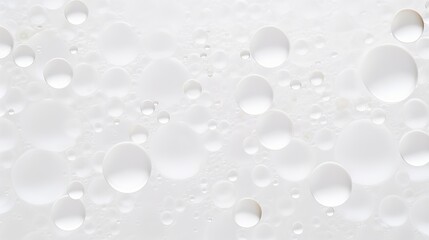 Foam bubbles abstract white border background